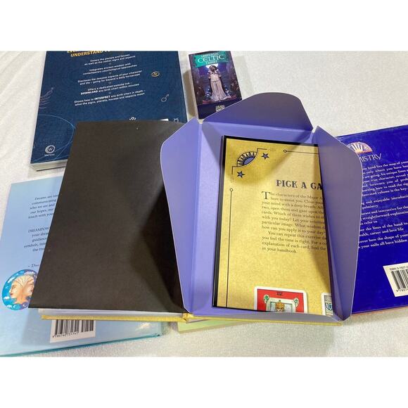 Book Bundle Tarot Astrology Dream Power Palmistry Herbalism W/ Tarot Deck Poster - Picture 12 of 16